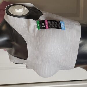 NWT Large women's Bali Easylite Smooth Comfort bra DF3491 (crystal grey heather)